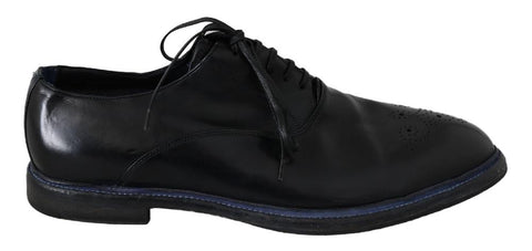 Scarpe eleganti derby brogue in pelle nere - D&G - EU45 / US12