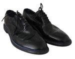 Scarpe eleganti derby brogue in pelle nere - D&G - EU45 / US12