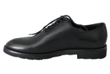 Scarpe da cerimonia in pelle nera con vestito derby - D&G - EU45 / US12