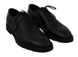 Scarpe eleganti vestito derby in pelle nera - D&G - EU43 / US10