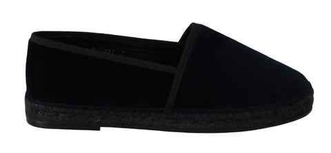 Mocassini mocassini espadrillas di velluto blu - D&G - EU43 / US10