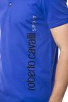 T-shirt blu royal - Roberto Cavalli Sport - 4XL