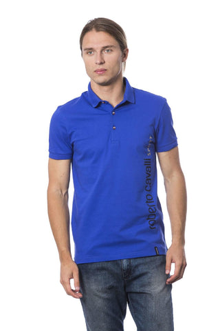 T-shirt blu royal - Roberto Cavalli Sport - 3XL