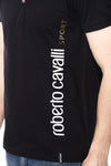 T-shirt nera - Roberto Cavalli Sport - 4XL