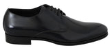 Abito in pelle blu Derby Formal Mens - Dolce & Gabbana - EU39 / US6