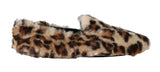 Scarpe basse con pantofole in shearling leopardato marrone-D&G-EU43 / US10