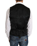 Vestito di lana nero Gilet Gillet - Dolce & Gabbana - IT48-M