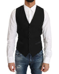 Vestito di lana nero Gilet Gillet - Dolce & Gabbana - IT44-XS