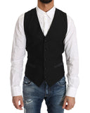 Vestito di lana nero Gilet Gillet - Dolce & Gabbana - IT44-XS