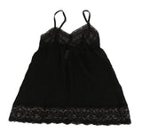 Abito in pizzo di seta nero Lingerie chemisole - Dolce & Gabbana - IT2-S