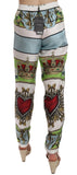 Pantaloni casual Sicily Peach Heart Crown - Dolce & Gabbana - IT40-S