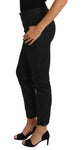 Pantaloni neri a pois cropped con abito nero - D&G - IT38-XS