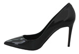 Scarpe a stiletto con tacco in vernice grigia - D&G - EU41 / US10.5