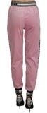 Pantaloni della tuta rosa I'm the Queen Of My Life - D&G - IT38-XS