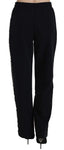 Pantaloni casual DGRoyal elasticizzati neri - Dolce & Gabbana - IT42-M