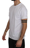 T-shirt uomo girocollo in cotone bianco - Daniele Alessandrini - XL