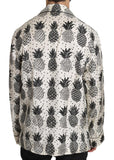 Top Shirt in seta bianco ananas - Dolce & Gabbana - IT41-L