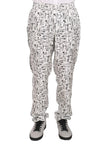 Pantaloni da notte da notte in tromba di seta bianca - D&G - IT50-L