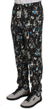 Pantaloni da notte neri per strumenti musicali-Dolce & Gabbana-IT46-S