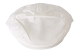 Berretto per cappelli da newsboy in cotone elasticizzato bianco-D&G-58 cm-M