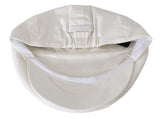 Berretto per cappelli da newsboy in cotone elasticizzato bianco-D&G-58 cm-M