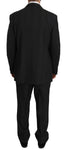 Abito in lana a 3 bottoni a righe nere a due pezzi - Z ZEGNA - IT52-XL