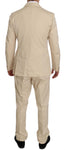 Abito a due pezzi in cotone beige a 3 bottoni - ROMEO GIGLI - IT52-XL