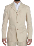 Abito a due pezzi in cotone beige a 3 bottoni - ROMEO GIGLI - IT52-XL