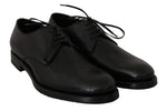 Scarpe eleganti Derby in pelle nere - Dolce & Gabbana - EU40 / US7