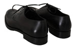 Scarpe eleganti Derby in pelle nere - Dolce & Gabbana - EU39.5 / US6.5