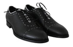 Scarpe derby eleganti in pelle bianca in pelle nera - D&G - EU40 / US7