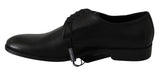 Scarpe da cerimonia in pelle nera con vestito derby - D&G - EU44 / US11