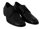 Scarpe eleganti vestito derby in pelle nero - D&G - EU42.5 / US9.5