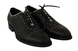 Scarpe derby eleganti in pelle bianca in pelle nera - D&G - EU45 / US12