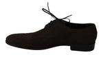 Scarpe eleganti Derby in pelle scamosciata marroni - D&G - EU42 / US9