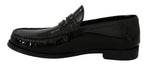 Mocassini in vernice nera Scarpe eleganti-Dolce & Gabbana-EU45 / US12