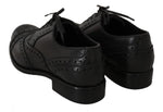 Abito oxford in pelle grigia con punta alare - D&G - EU44 / US11