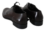 Scarpe da uomo formali Derby in pelle marrone - D&G - EU45 / US12