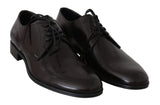 Scarpe da uomo formali Derby in pelle marrone - D&G - EU43.5 / US10.5