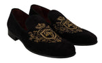 Scarpe con tacco a spillo in pelle scamosciata marrone-D&G-EU45 / US12