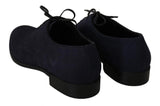 Scarpe eleganti Derby in pelle scamosciata blu - D&G - EU43 / US10