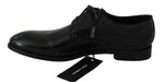 Scarpe da uomo Derby Formal in pelle nera-Dolce & Gabbana-EU46 / US13