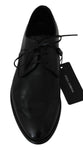 Scarpe da uomo Derby Formal in pelle nera-Dolce & Gabbana-EU46 / US13