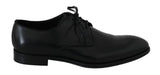 Scarpe da uomo formali Derby in pelle nera - D&G - EU45 / US12