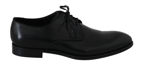 Scarpe da uomo Derby Formal in pelle nera-Dolce & Gabbana-EU43 / US10