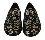 Scarpe eleganti mocassini eleganti jacquard dorati - D&G - EU43 / US10