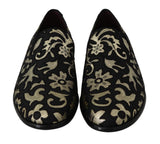 Scarpe eleganti mocassini eleganti jacquard dorati - D&G - EU43 / US10