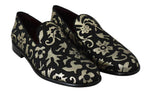 Scarpe eleganti mocassini eleganti jacquard dorati - D&G - EU43 / US10