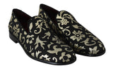 Scarpe eleganti mocassini eleganti jacquard dorati - D&G - EU43 / US10