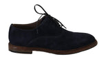 Scarpe derby in pelle di capra Marsala in pelle blu - D&G - EU45 / US12